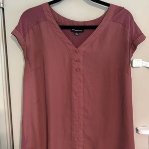 Pink Blouse with Short Sleeves